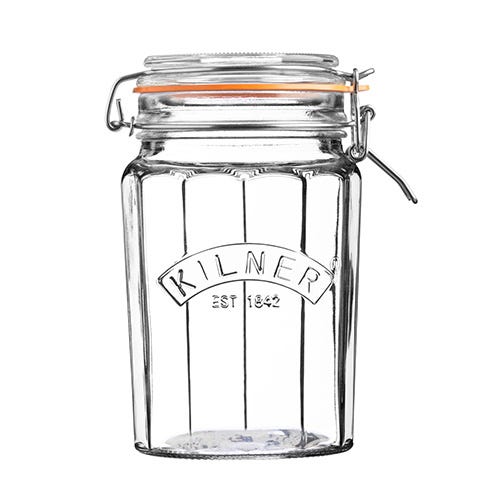 AMK® Kilner Facetted Clip Top Jar 0.95L