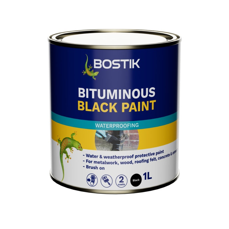 AMK® Bostik Bituminous Black Paint 1L