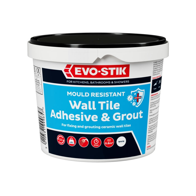 AMK® Evo-Stik Wall Tile Adhesive & Grout Mould Resistant Economy 1L
