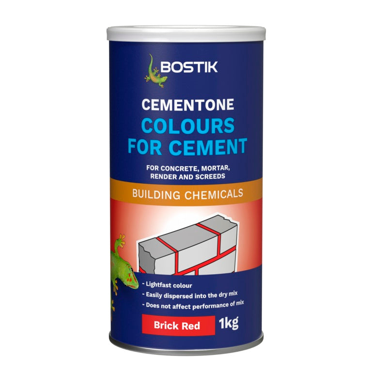 AMK® Cementone Colours For Cement 1kg - Brick Red