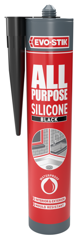 AMK® Evo-Stik All Purpose Flexible Silicone Sealant Black
