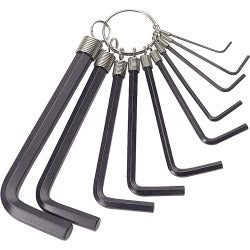 AMK® Draper Metric Hexagon Key Set 10 Piece