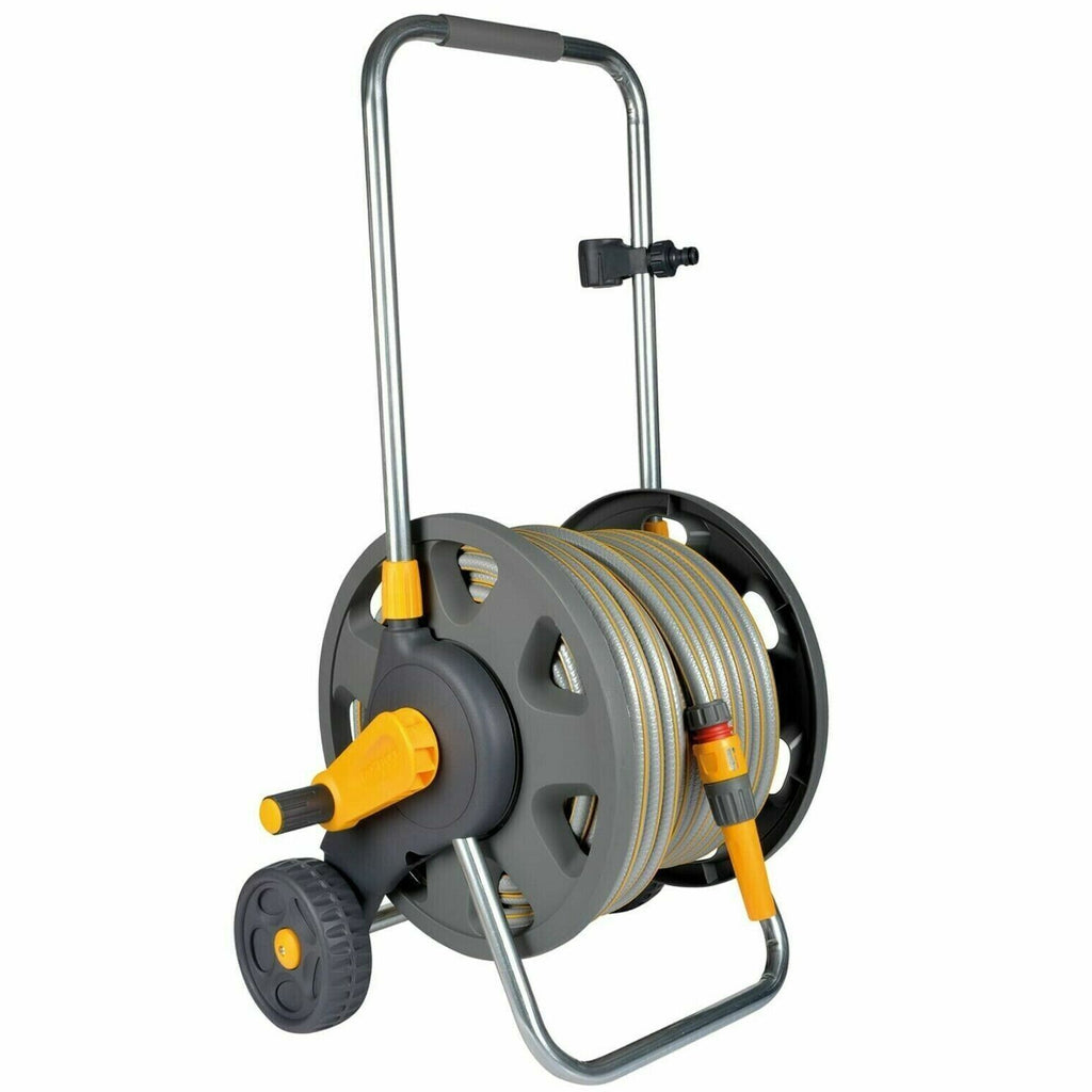 Hozelock 60m Assembled Hose Cart With 30m Hose & Fittings