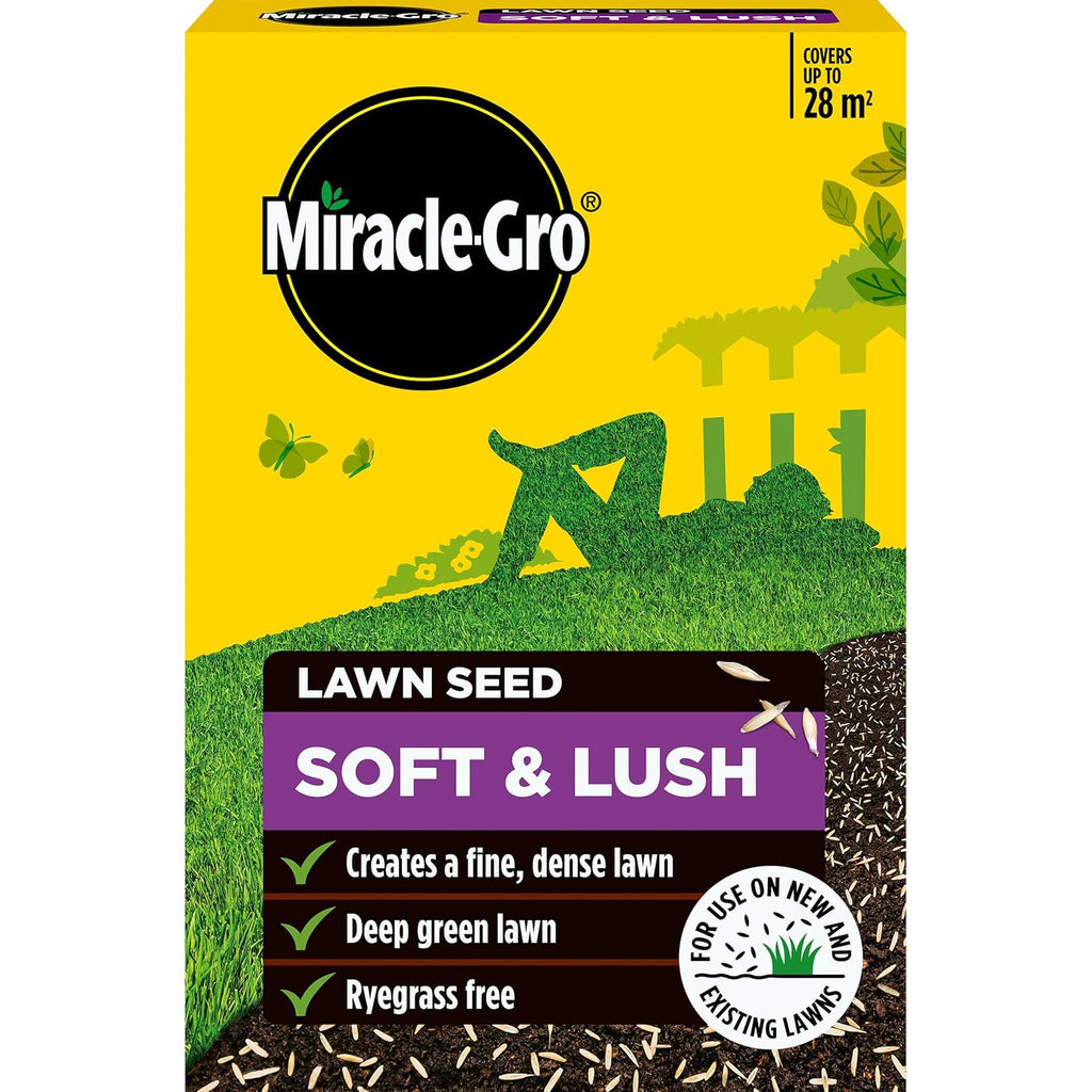 AMK® Miracle-Gro® Lawn Seed Soft & Lush Covers Up To 28m2