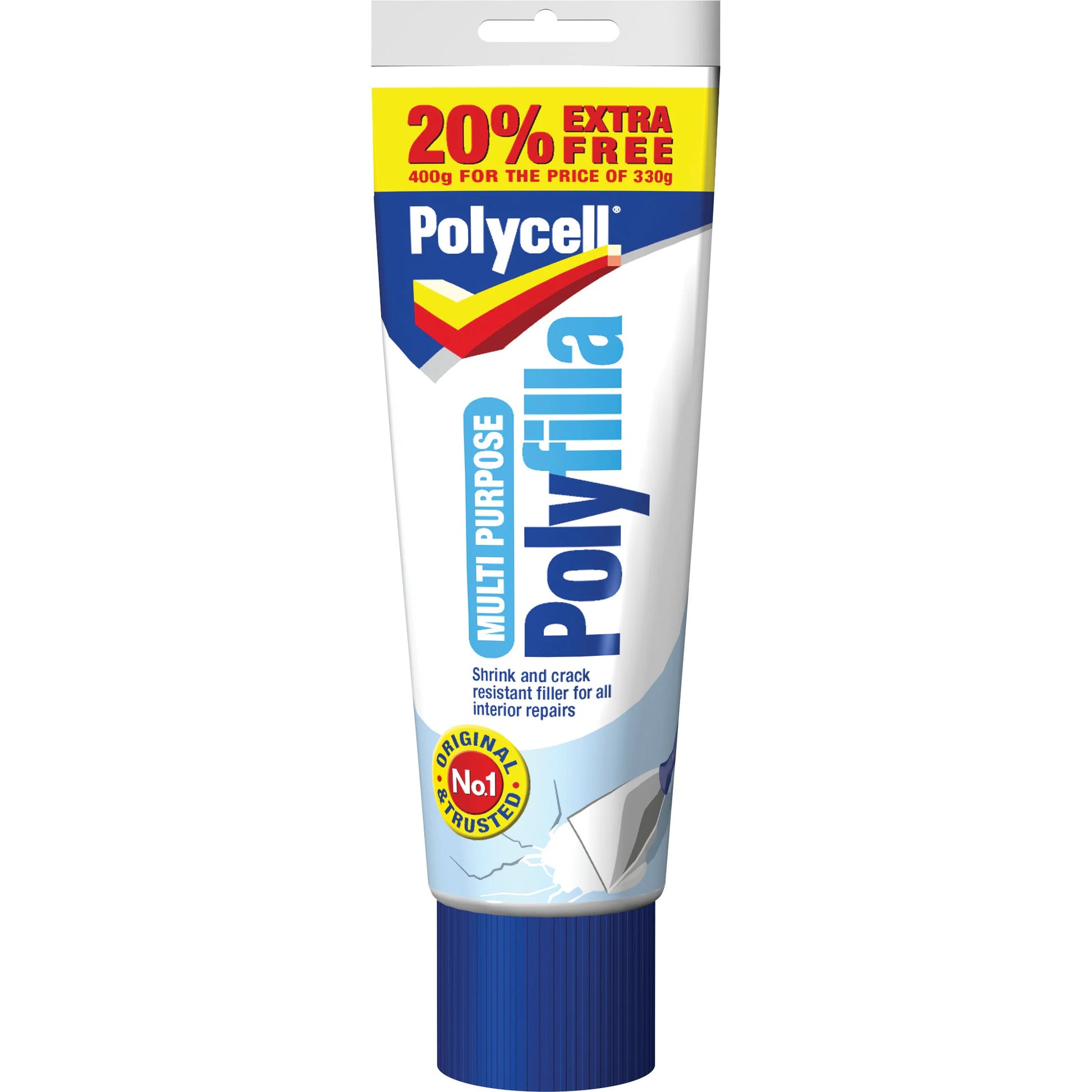 Polycell Polyfilla Multi Purpose Ready Mixed Filler 396g Squeeze Tube