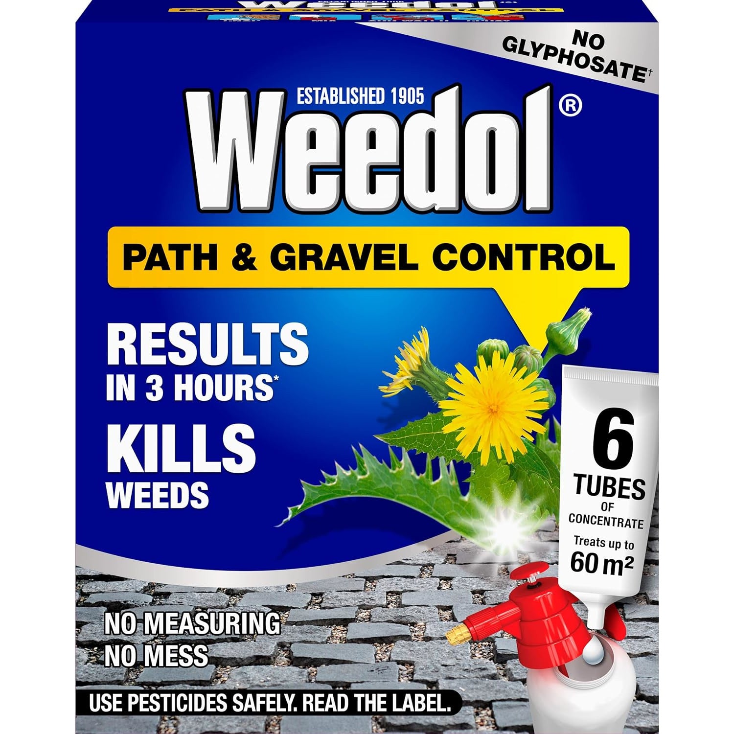 Weedol Path & Gravel Control 6 Tubes Concentrate