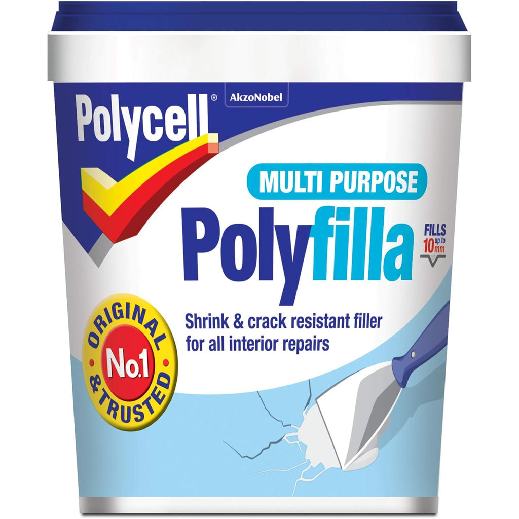 AMK® Polycell Polyfilla Multi Purpose Ready Mixed Filler 1kg Tub