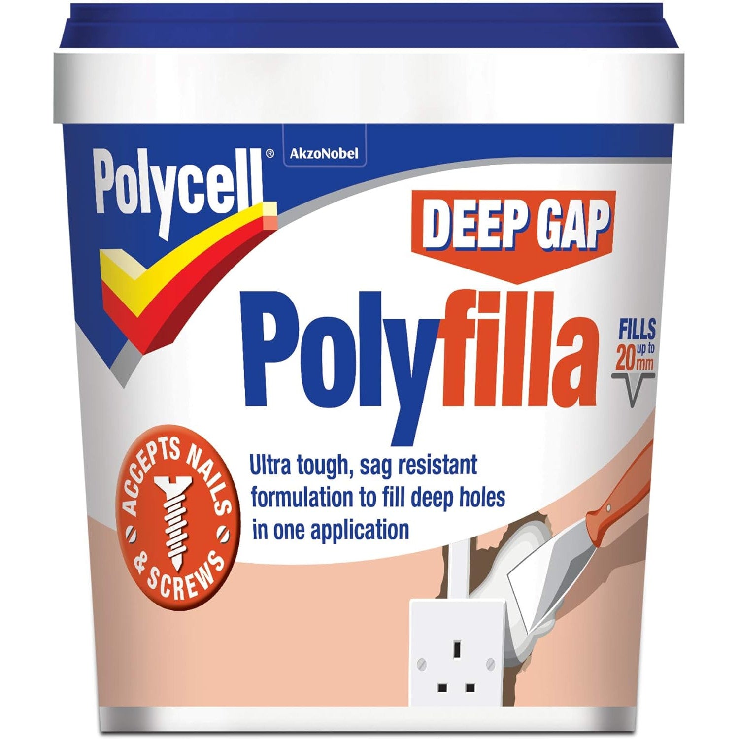 Polycell Deep Gap Polyfilla 1L