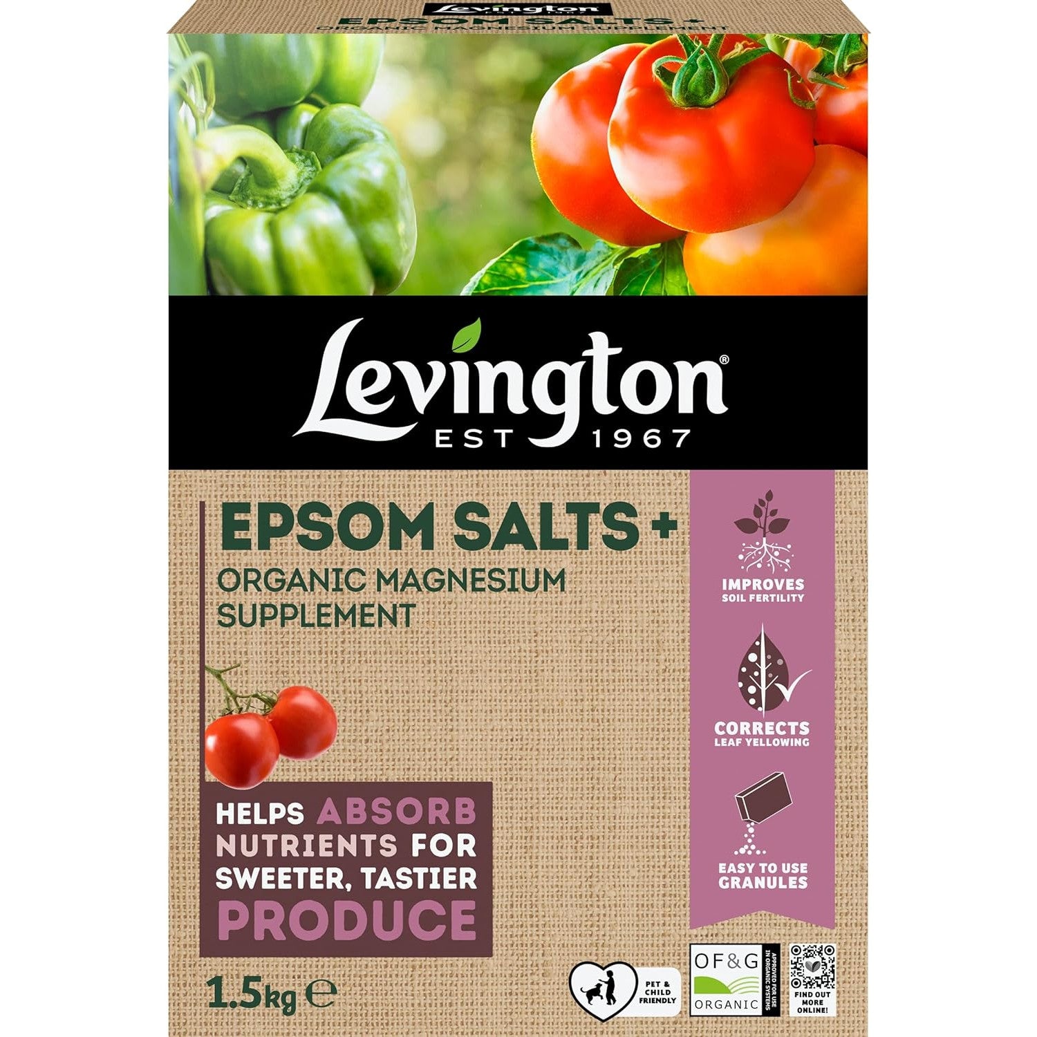 Levington Epsom Salts 1.5kg