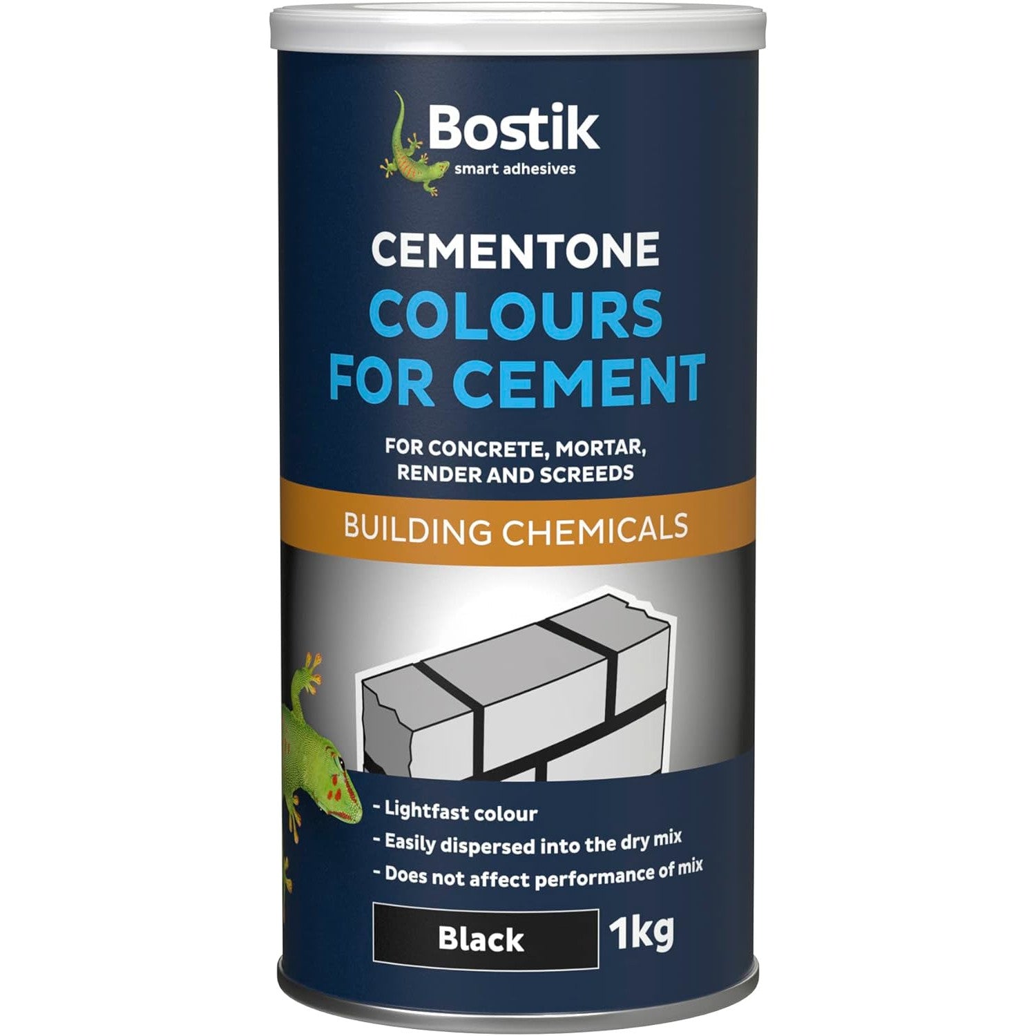 AMK® Cementone Colours For Cement 1kg - Black