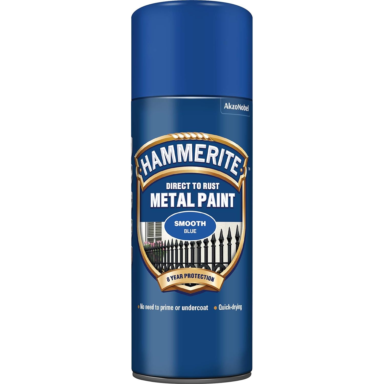 Hammerite Metal Paint 400ml Aerosol Smooth Blue