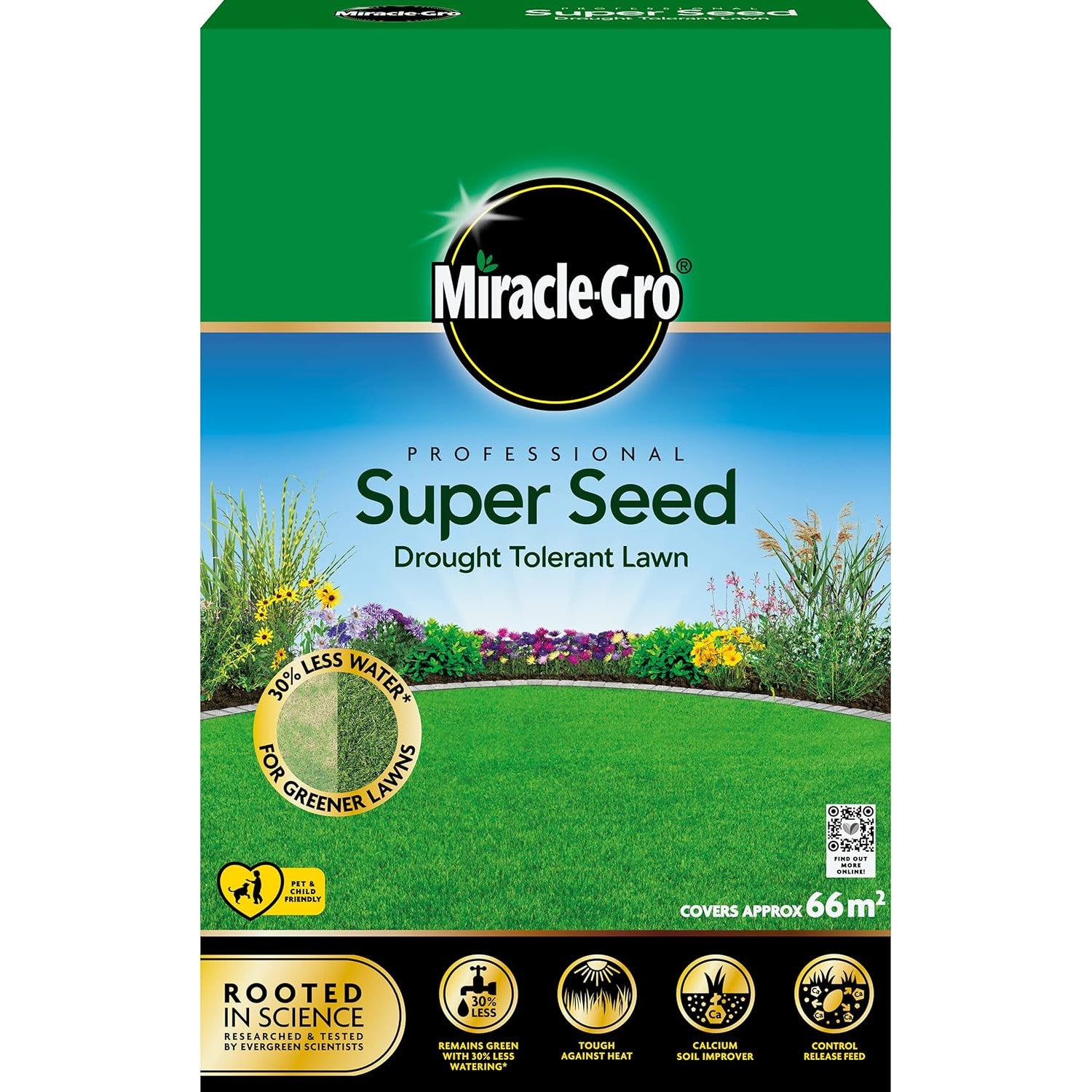 Miracle-Gro® Professional Super Seed Drought Tolerant Lawn 2kg