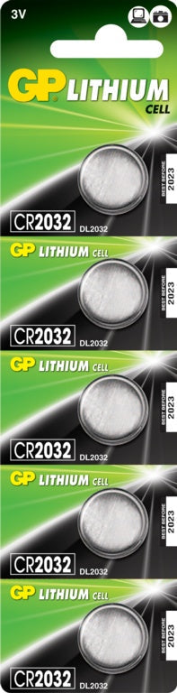 AMK® GP Lithium Button Cell Battery CR2032 Card 5