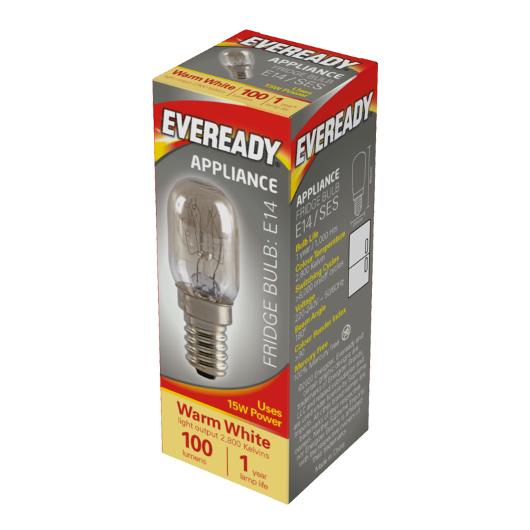 AMK® Eveready 15W SES Fridge Lamp Warm White