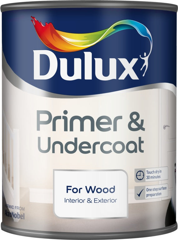 AMK® Dulux Primer & Undercoat For Wood 750ml