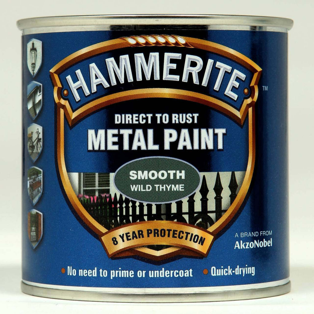 AMK® Hammerite Metal Paint Smooth 250ml Wild Thyme