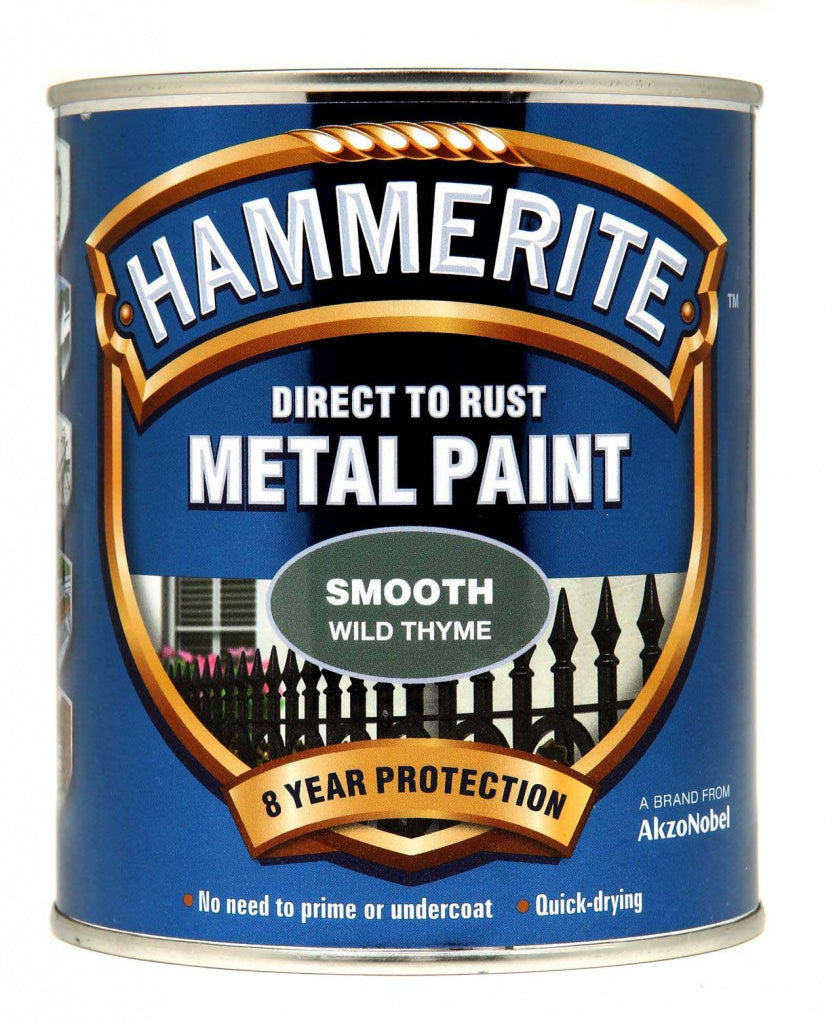 AMK® Hammerite Metal Paint Smooth 750ml Wild Thyme