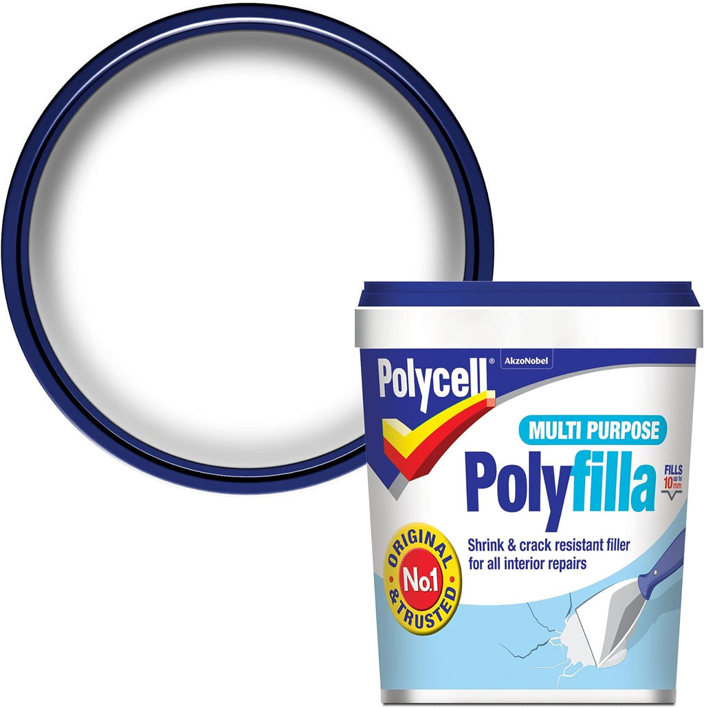 AMK® Polycell Polyfilla Multi Purpose Ready Mixed Filler 1kg Tub