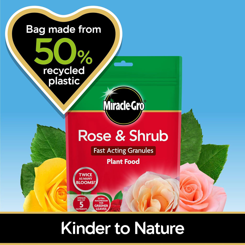 Miracle-Gro® Rose & Shrub Plant Food 750gm Pouch