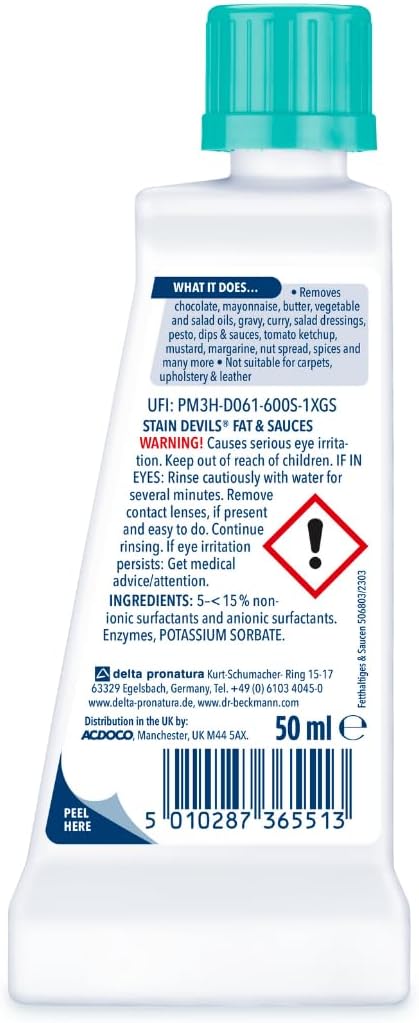 AMK® Dr Beckmann Stain Devils 50ml Fat & Sauces