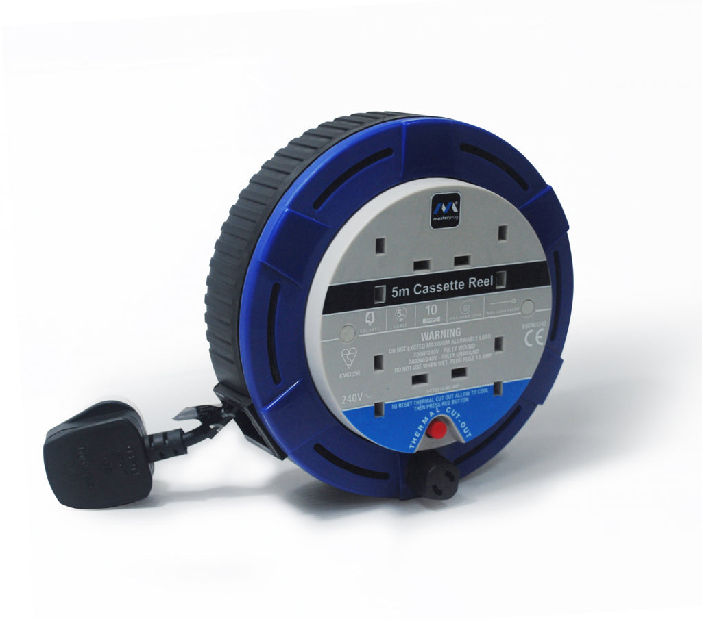 AMK® Masterplug Cable Reel 10 Amp 5m