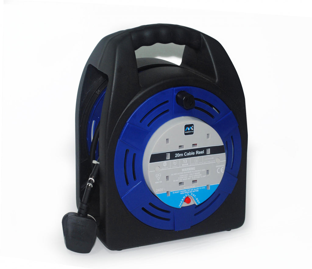 AMK® Masterplug Cable Reel 4 Gang 20m