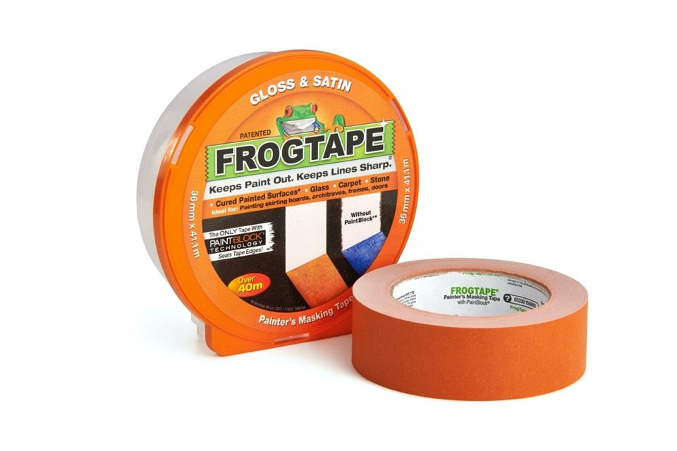 AMK® Frog Tape Painter's Masking Tape 36mm x 41.1m Gloss & Satin