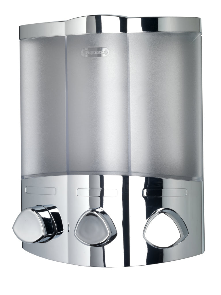 AMK® Croydex Euro Dispenser Trio Chrome