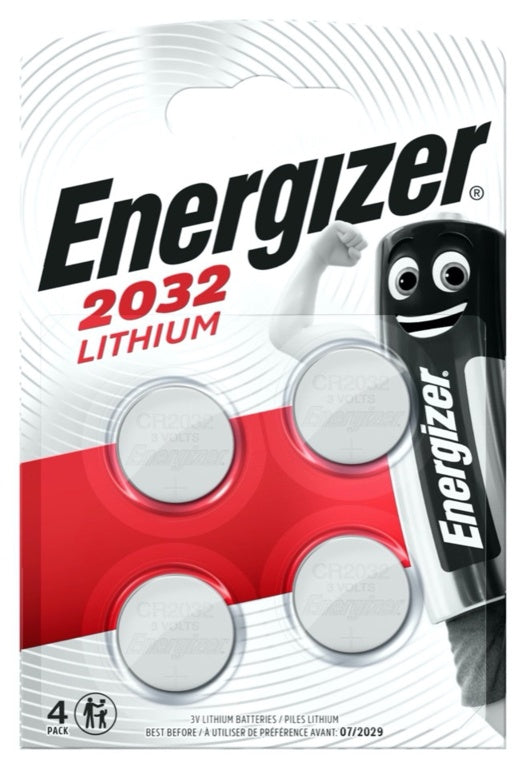 AMK® Energizer Lithium Battery CR2032 Pack 4