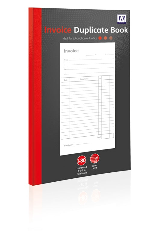 A Star Invoice Duplicate Book 80 Pages