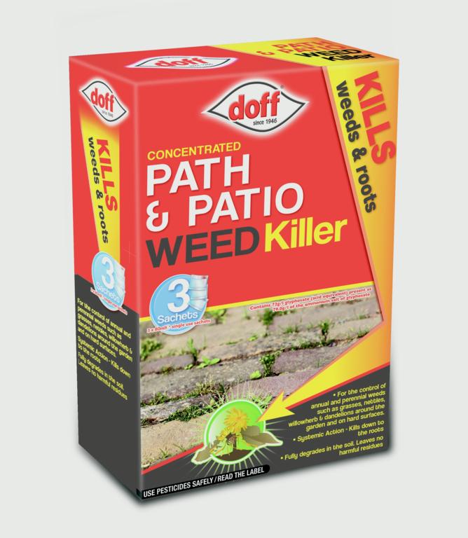 AMK® Doff Path & Patio Weedkiller 3 Sachet 3 x 80ml Concentrate