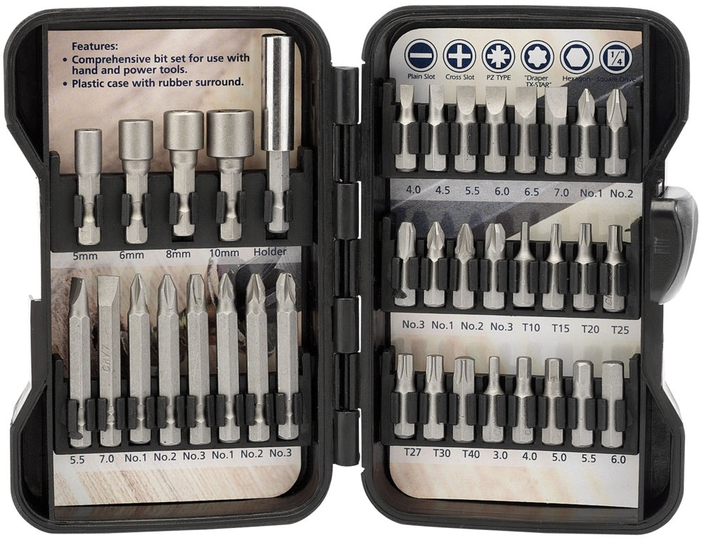 AMK® Draper Insert Bit Set 37 Piece