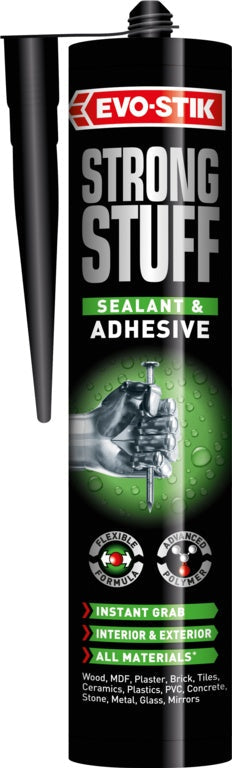 AMK® Evo-Stik Strong Stuff Sealant & Adhesive White 290ml