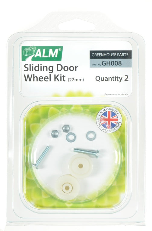 AMK® ALM Greenhouse Sliding Door Wheel Kit 22mm