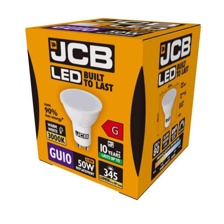 AMK® JCB LED GU10 5w 350lm 3000k Warm White