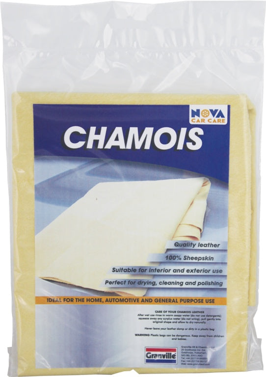 AMK® Granville Chemicals Premium Genuine Chamois Leather 3 Sq Ft Large