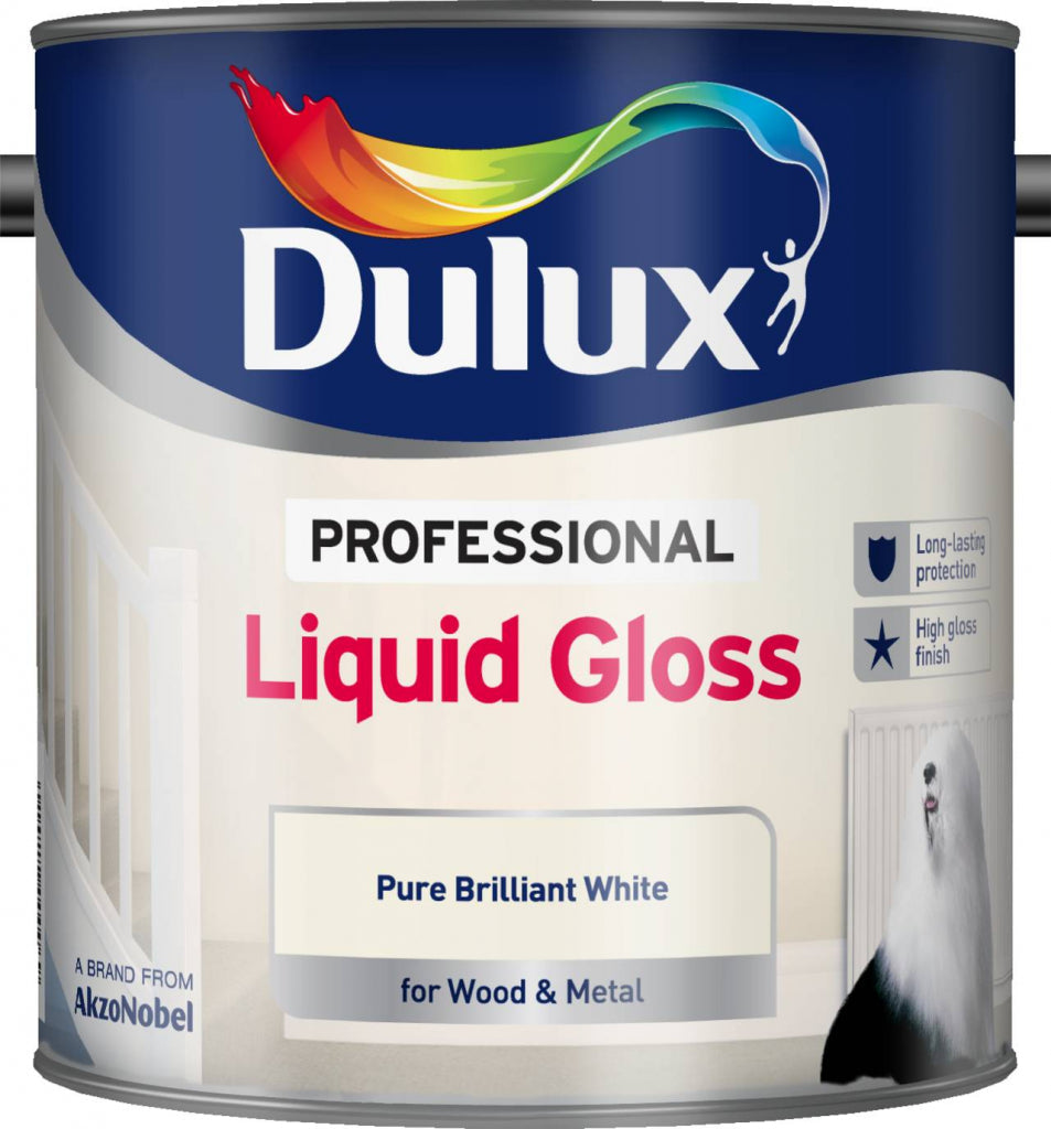 AMK® Dulux Professional Liquid Gloss 2.5L Pure Brilliant White