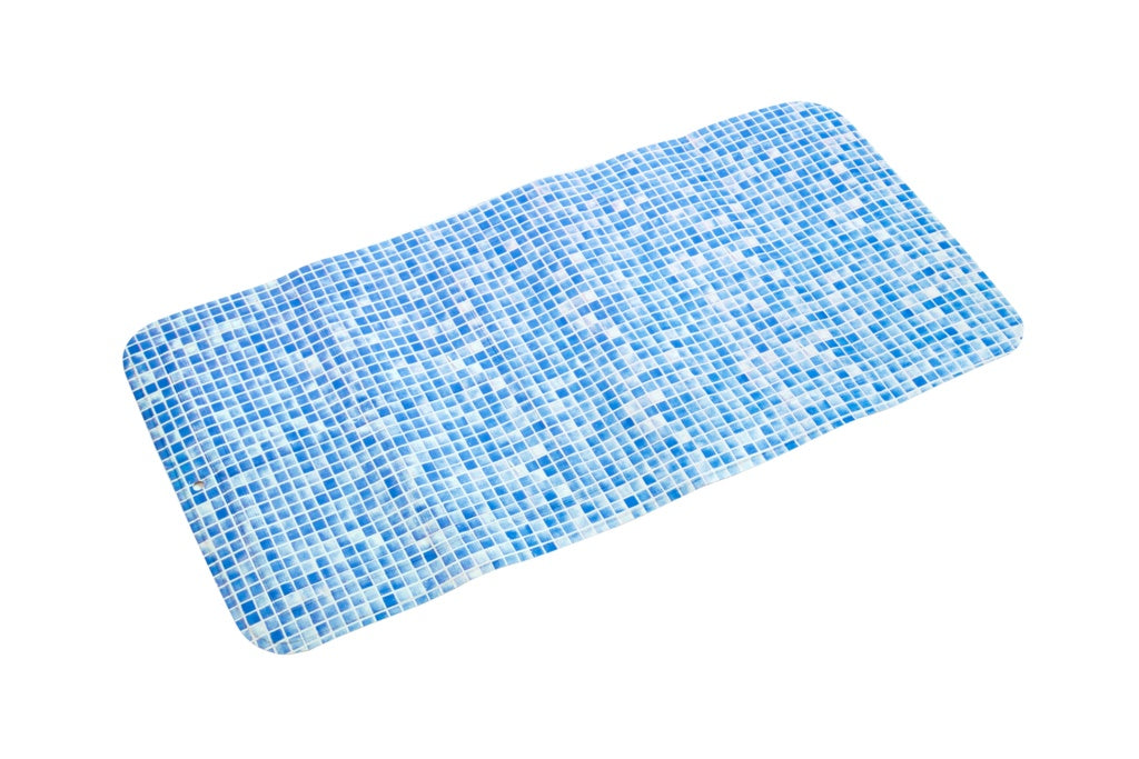 AMK® Croydex Mosaic Bath Mat Blue