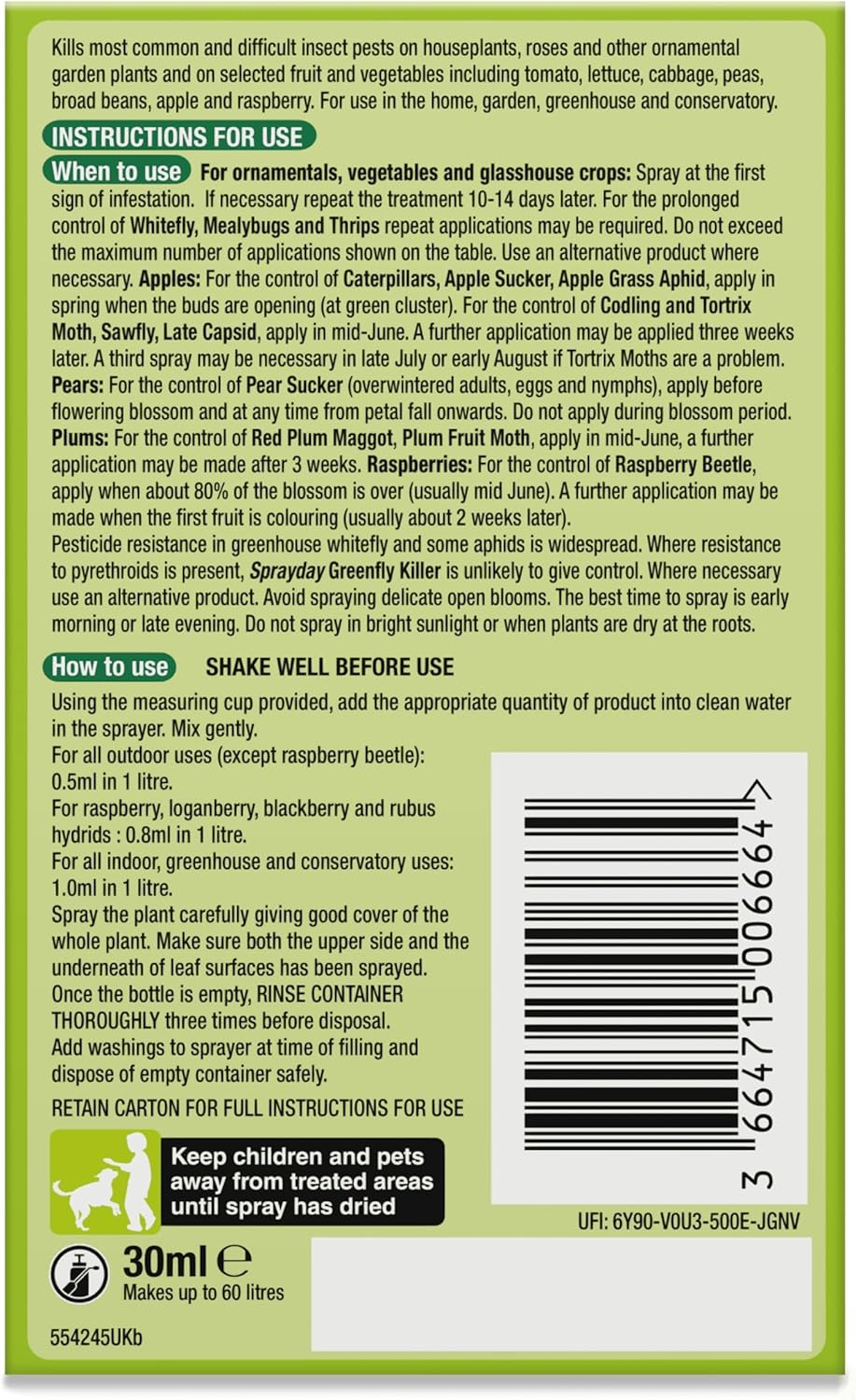 AMK® Provanto Greenfly Killer 30ml