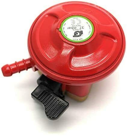 Lifestyle Propane 27mm Clip on Regulator Red