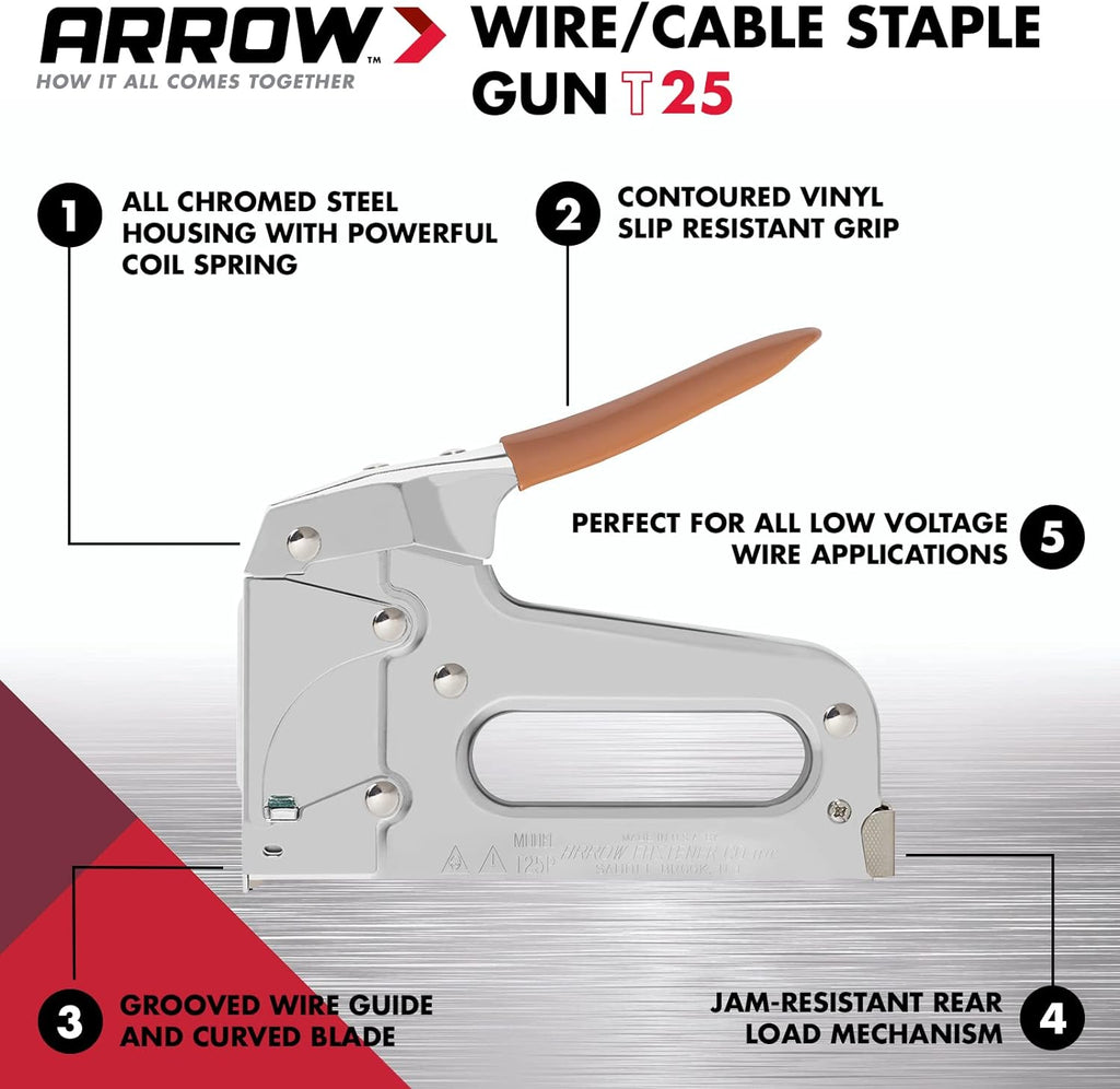AMK® Arrow Staple Gun Low Voltage
