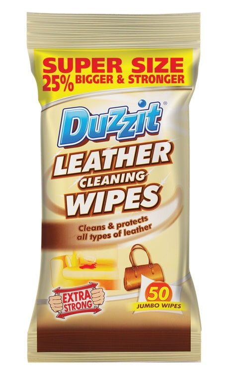 AMK® Duzzit Leather Cleaning Wipes 50 Pack