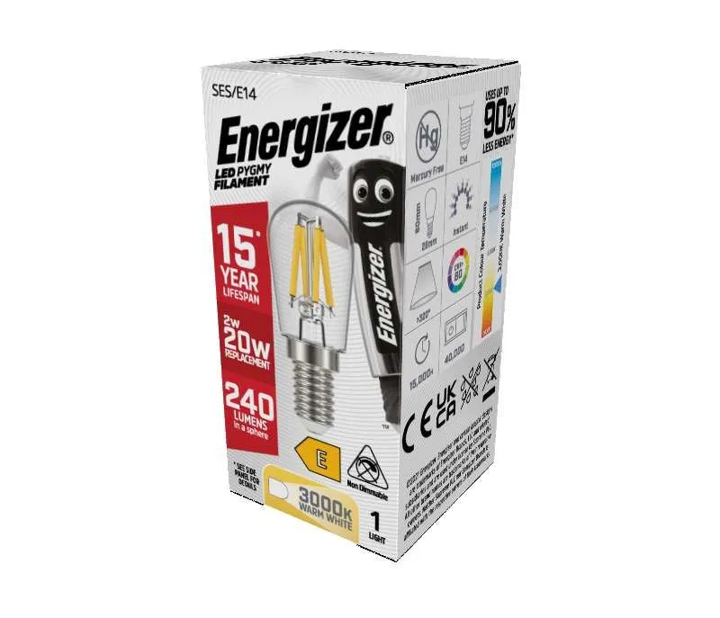 AMK® Energizer Filament LED Pygmy E14 2w 240lm