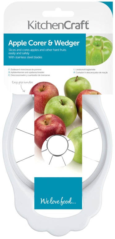 AMK® KitchenCraft Apple Corer And Wedger Stainless Steel Blade