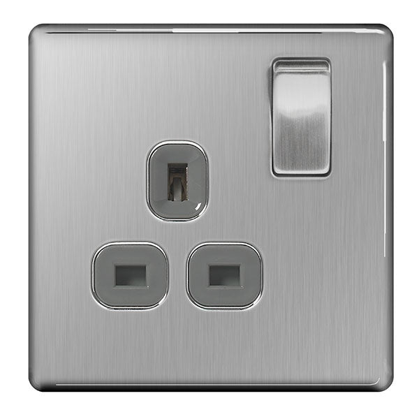 AMK® BG Switched Socket 1 Socket Double Pole 13a