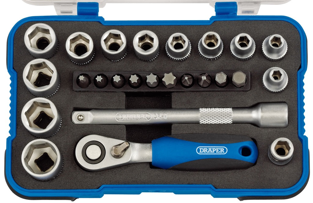 AMK® Draper 1/4" Sq Dr Metric Socket Set 1/4"