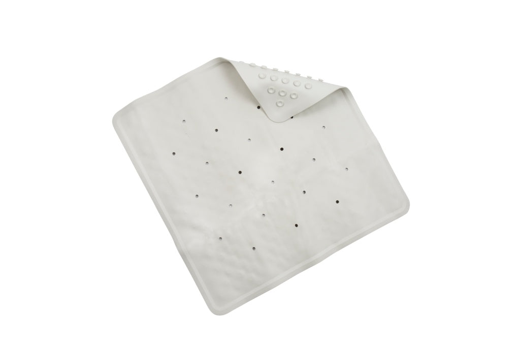 AMK® Croydex Basics Rubber Shower Mat White