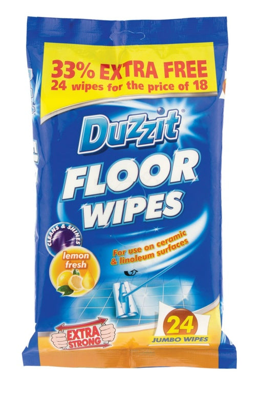 AMK® Duzzit Floor Wipes 24 Pack