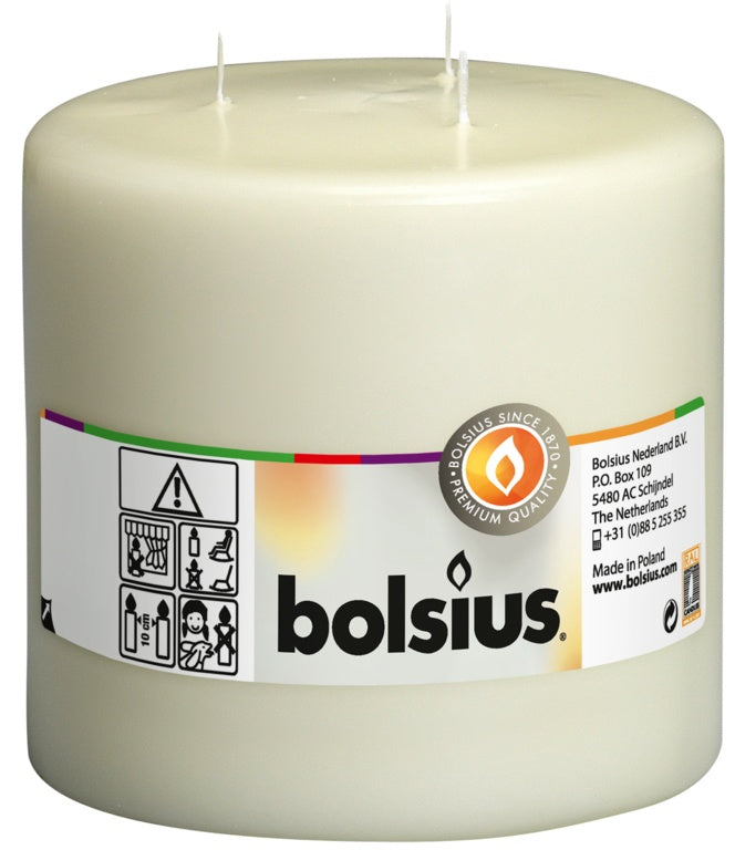 AMK® Bolsius Mammoth Candle Ivory 150/150