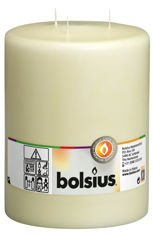 AMK® Bolsius Mammoth Candle Ivory 200/150